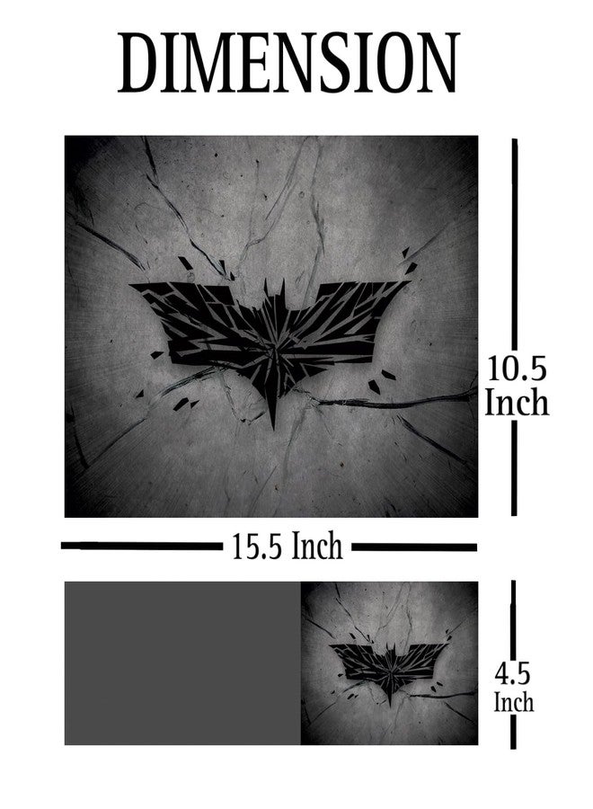 أنسياري ملصقات حماية كاملة لأجهزة الكمبيوتر المحمولة من ANCIARY، خالية من الفقاعات، بجودة عالية الوضوح، مناسبة لأجهزة الكمبيوتر المحمولة حتى 15.6 بوصة (مقاومة للغبار، مقاومة للماء، مقاومة للخدوش، قابلة لإعادة الاستخدام) - باتمان BK FL1 - Image 3